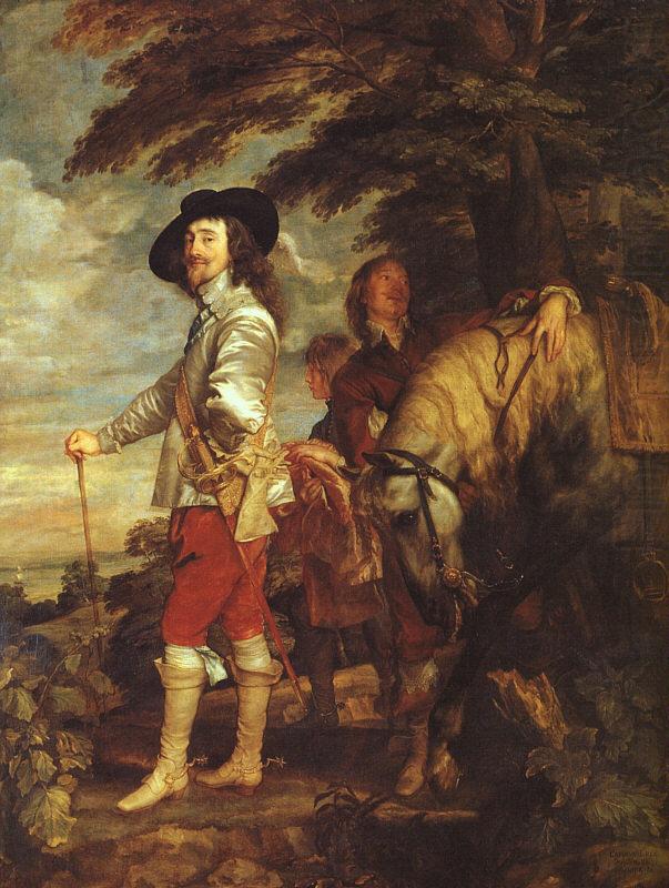 DYCK, Sir Anthony Van Charles I: King of England at the Hunt drh china oil painting image